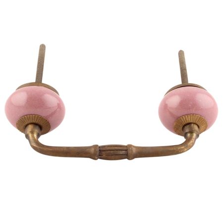 Solid Lavender Ceramic Bridge Handles